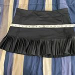 Inphorm Chic Black Pleated Mini Skort Size M Photo 5