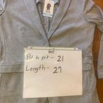 Philosophy  NWT jacket blazer Large Mist Grey Heather one button front po… Photo 3