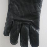 Unwrapped, Inc men's and women's sheepskin leather gloves in black size 10. Photo 3