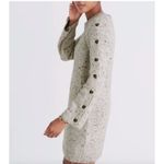 Madewell  Wool Blend Donegal Button Sleeve Short Sweater Size Large Photo 1