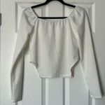 Papaya  Embellished Cutout Long Sleeve Top - Size L Photo 3