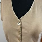 The Limited Vintage  Vest Womens‎ Medium Beige Photo 2