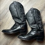 Justin Boots Justin 1409 Buck Boots – Men’s 8D / Women’s 9.5–10 – Black Leather Western Heat Photo 15