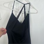 Alice + Olivia NWT Size Large Valentina Strappy Bodysuit in Black Photo 7
