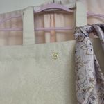 Victoria's Secret  Cream Tote Bag with Scarf Accent Photo 3