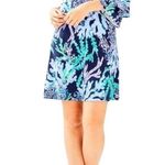 Lilly Pulitzer - Raina Dress Indigo Swish & Stay Dress Sz M Photo 1
