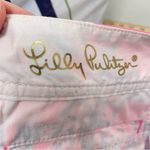 Lilly Pulitzer Pink Blue Palm Print Chino Shorts Womens 2 Beachy Summer Vacation Photo 8
