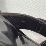 Stuart Weitzman Tortoise Shell Patent Leather Slide Sandals Mules Women's Size 9 Photo 7