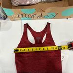 Athleta NEW  Women Ombre Red Blue Multi Seamless Workout Relay Bodysuit, Size XS Photo 6