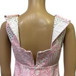 Lilly Pulitzer  Kaylee Hubba Bubba Pink Seashell Print Shift Mini Dress Womens 2 Photo 7