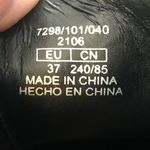 ZARA TRF Women's Blucher Black Patent Leather Zip Oxford US 6.5 EUR 37 Photo 8