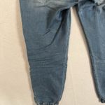 Driftwood  River Bloom Joggers Womens M Blue Embroidered Soft Denim Floral Pants Photo 6