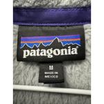 Patagonia  Women’s Snap-T Pullover Gray/Purple Jacket‎ Sweater Size Medium Photo 3