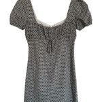 Privacy Please  Revolve Black and White Mini Dress Ruffle Sleeve XS Photo 1