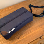 Picnic at Ascot Insulated Wine & Glass Carrier Bag Blue 2 Photo 0