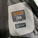 ZARA Women's Grey Thermore Insulated Boxy Structure Button Up Vest Size XL Photo 4