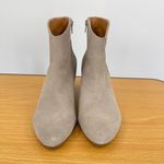 Nine West  Tristan boots women's 8.5 ankle western tan suede leather block heel Photo 1