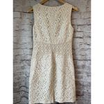 Willi Smith  Ivory Lace Women’s Dress Sleeveless‎ Shift Size 4 Photo 3