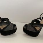 Prada Black Gray platform shoes sandals 36 6 B RARE HTF GORGEOUS DESIGNER Photo 7