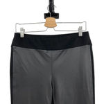 J. McLaughlin  Black Faux Leather Front Ponte‎ Leggings Black Size Medium Photo 1