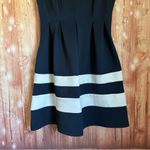 Apt. 9  Navy Blue Colorblock Fit & Flare Scuba Dress Photo 4