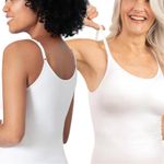 SHAPERMINT Essentials Empetua Scoop Neck Cami White Size M Photo 6