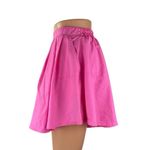 Free People  FP Movement Pink High Waist Pleated Pull On Mini A Line Skirt Size S Photo 1