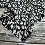 Lily White  Women's Lightweight Open Cardigan Abstract White Black XL Extra Large Photo 4