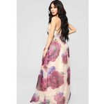 Soiéblu NWOT Ivory Floral Satin Gown ✨ Photo 2