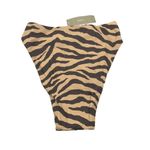 J.Crew Womens High Waisted Bikini Swim Bottom Zebra Stripe Brown Black XXS Photo 1