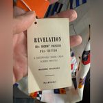 Vintage NOS Montgomery Ward Loomskill nautical flag blouse, size medium White Photo 9