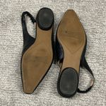 Franco Sarto  Briella Pointed Toe Slingback Flats Womens 7.5 Black Sandals Shoes Photo 5