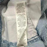 White House | Black Market  WHBM Slim Crop Pants Light Blue Pinstripe Jeans Size 6 Photo 6