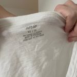 Aerie  White Long Sleeve Henley Top Photo 3