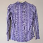 IBKUL Lavender Snakeskin Quarter Zip Photo 3