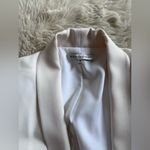 Rebecca Minkoff  Silk Becky Blazer in Chalk White Size 8 Photo 4