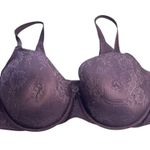 Torrid Perfect T-Shirt Bra Purple Lace Sexy Size 46DDD Plus Size Photo 2