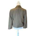 Harvé Benard Harve Benard Vintage Wool Blazer Jacket Womens Size 10 Brown Green Striped Photo 1