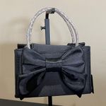 House of Harlow 1960 | Black Bow Mini Bag w/ Removable Crossbody & Gem Handles Photo 0