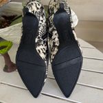 Circus by Sam Edelman  Black and White Snake Print Heeled Boots Photo 6