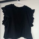 ZARA  Ruffle T-Shirt Photo 1