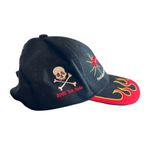 Starcon Flame Snapback Trucker Hat Harley Davidson Cheyenne WY Ride Black Photo 3