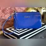 DKNY  Wristlet Blue NWOT Photo 1
