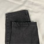 Levi's Levi Women size 28 Curvy Skinny Black Denim Distressed Jean Zip Fly Hemmed Photo 6