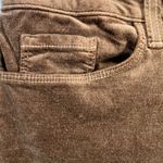 L’Agence Stevie High Rise Straight Leg Velvet Jeans Fawn Brown Size 34 Photo 7