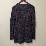 Como Black  Women’s Long Loose Knit Sweater Size Small Photo 3