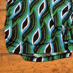 Candie's ‎ Green Brown Pattern womens tops large Photo 3