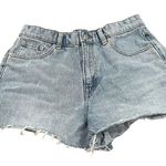 Top Shop Size 8 Petite Mom Shorts Denim Cut Offs  Photo 0
