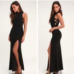 Lulus Lulu’s keep on dancing black long maxi evening dress size XS Photo 4