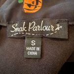 Smak Parlour Pumpkin Print Halloween Dress Women's Small Black Retro Whimsigoth Photo 11